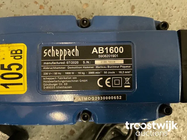 Pneumatische breekhamer - afbeelding 5 van  7