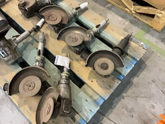 Pneumatische haakse slijper (9x) - afbeelding 4 van  6
