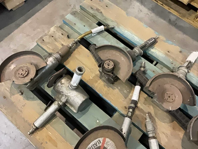 Pneumatische haakse slijper (9x) - afbeelding 6 van  6