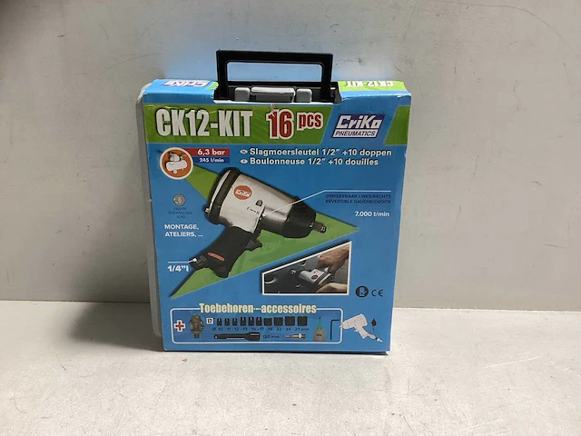 Pneumatische slagmoersleutel 16 delig - afbeelding 5 van  5