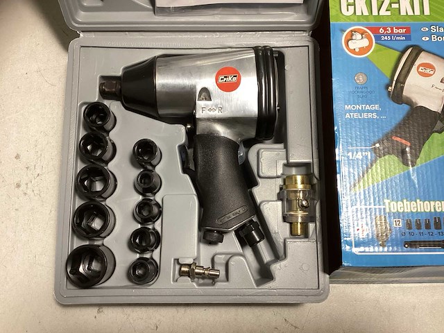 Pneumatische slagmoersleutel 16 delig - afbeelding 2 van  5