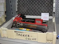 Pneumatische tacker haubold type pn 5035 v/b in stapelbare kunststoffen koffer. - afbeelding 1 van  2