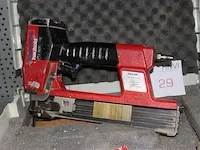 Pneumatische tacker haubold type pn 5035 v/b in stapelbare kunststoffen koffer. - afbeelding 2 van  2