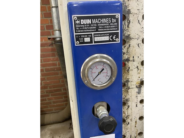 Pneumatische verticale opsluitbank, duin, 2008 - afbeelding 7 van  10