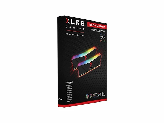 Pny 16gb xlr8 gaming epicx rgb ddr4 4000mhz (pc432000) memoria ram zwart - afbeelding 2 van  2