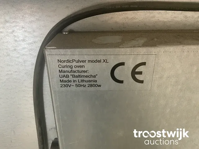 Poedercoat oven - afbeelding 2 van  3