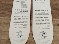Poeders de man bladwijzers - afbeelding 2 van  2