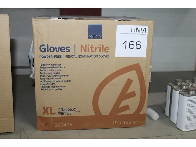 Poedervrije wegwerphandschoenen abena maat xl. 10 dozen. - afbeelding 1 van  1