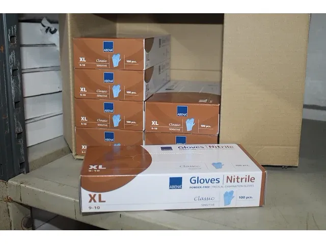 Poedervrije wegwerphandschoenen abena maat xl. 7 dozen. - afbeelding 2 van  2