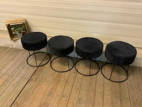Poef ø 35 cm (4x) - afbeelding 1 van  3