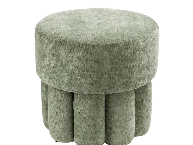 Poef 45x41cm, karwei, okki, groen - afbeelding 1 van  4