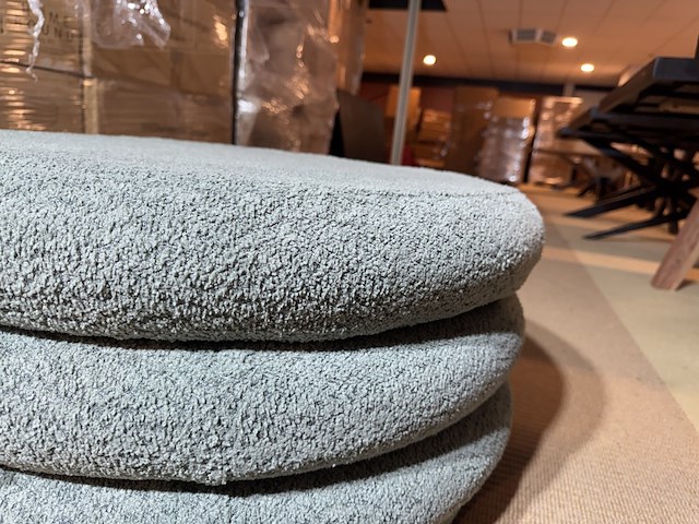 Poef dkw, feline, groen - afbeelding 3 van  4