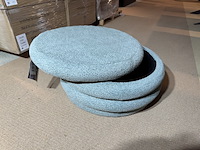 Poef dkw, feline, groen - afbeelding 4 van  4