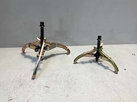 Poelietrekkers - 6” & 4” (2x) - afbeelding 1 van  4