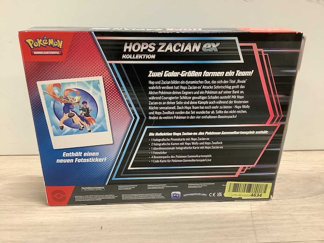 Pokémon hops zacian-ex verzamelkaarten (13x) - afbeelding 3 van  4