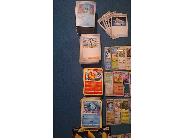 Pokemon kaarten collectie + xl pikachu kaart - afbeelding 4 van  15