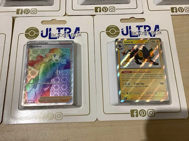 Pokemon ultra boost box verzamelkaart (30x) - afbeelding 4 van  16