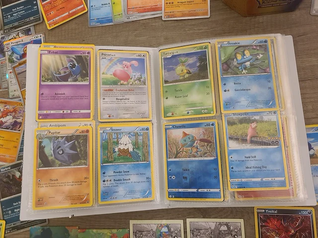 Pokémon verzameling met o.a. oude kaarten en gevulde map + accessoires - afbeelding 7 van  39