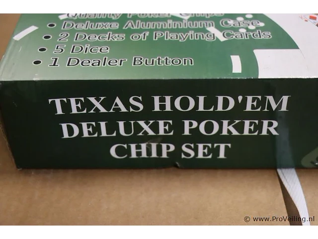 Pokerset in koffer - afbeelding 3 van  3