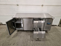 Polar - koelwerkbank - 2 lades - 2 deuren - 230v - afbeelding 2 van  3