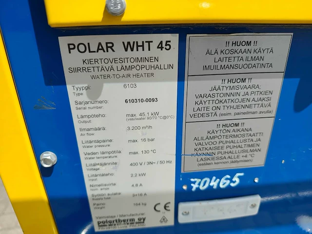 Polar - wht45 - heater - afbeelding 9 van  12
