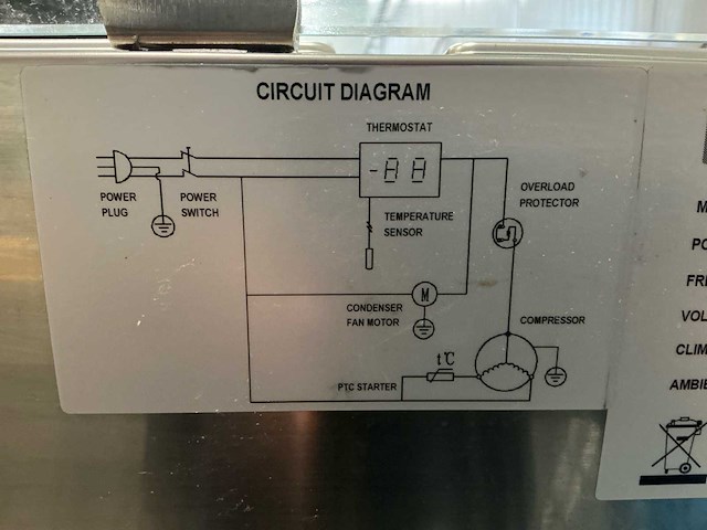 Polar ab090 koelwerkbank - afbeelding 15 van  16