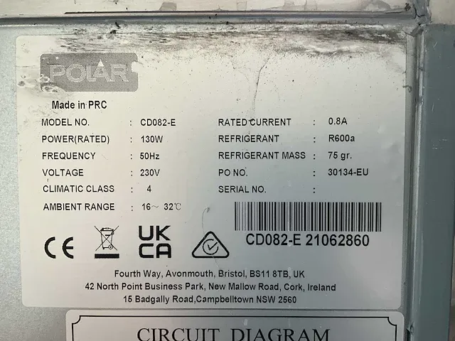 Polar cd082-e koelkast - afbeelding 8 van  9