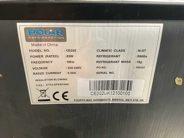 Polar ce202 wijn koelkast - afbeelding 3 van  3