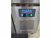 Polar da464e mobiele rvs 4-deurs koelwerkbank - afbeelding 2 van  6