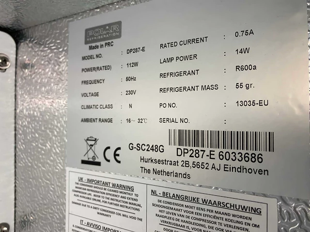 Polar dp287e barkoeling - afbeelding 5 van  6
