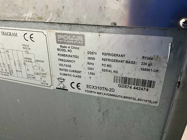 Polar gd874 mobiele koelwerkbank - afbeelding 9 van  9