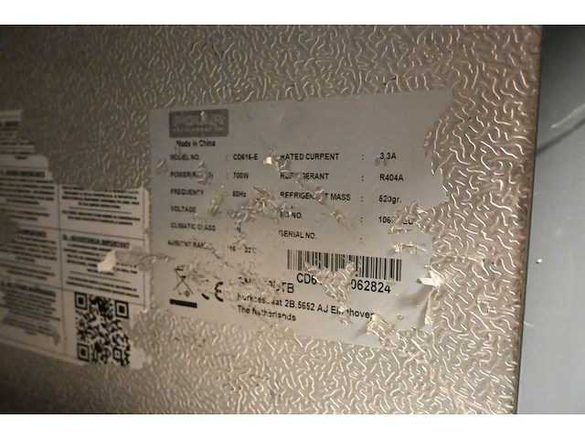 Polar gn1200 tb mobiele dubbeldeurs vriezer - afbeelding 6 van  6