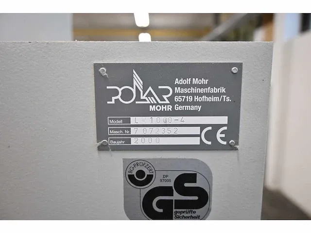 Polar mohr - lw-1000-4 - papier stapel lift - 2000 - afbeelding 5 van  5