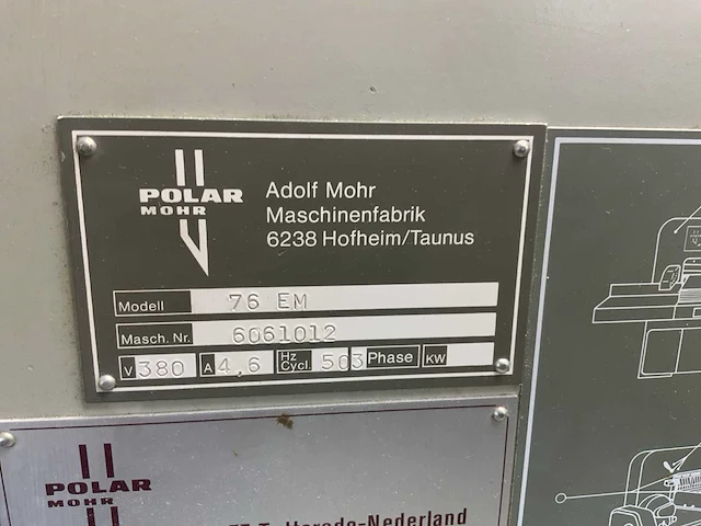 Polar mohr 76 em papiersnijder - afbeelding 11 van  11