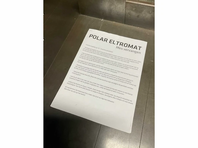 Polar mohr 82 el guillotine snijmachine met toebehoren - afbeelding 11 van  19