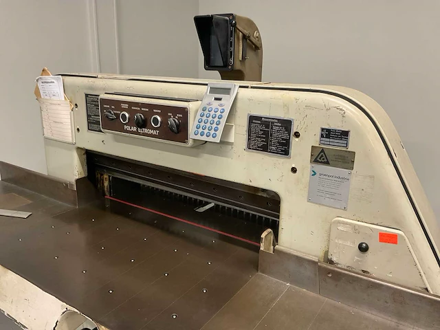Polar mohr 82 el guillotine snijmachine met toebehoren - afbeelding 14 van  19