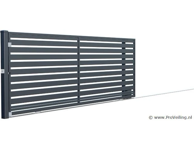 Polargo's schuifpoort 4.3mtr (b) model saffier - afbeelding 1 van  2