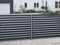 Polargo's schuifpoort 6mtr (b) model saffier met elektrische poortopener - afbeelding 1 van  4