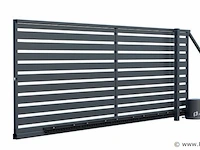 Polargo's schuifpoort 6mtr (b) model saffier met elektrische poortopener - afbeelding 3 van  4