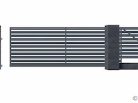 Polargo's schuifpoort 6mtr (b) model saffier met elektrische poortopener - afbeelding 4 van  4