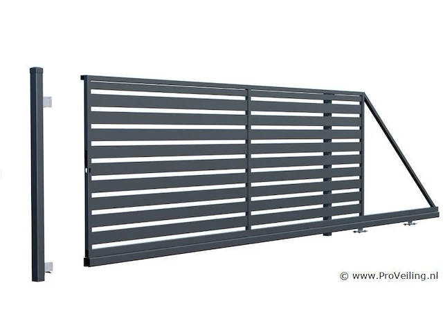 Polargo's schuifpoort 6mtr (b) model saffier - afbeelding 1 van  2