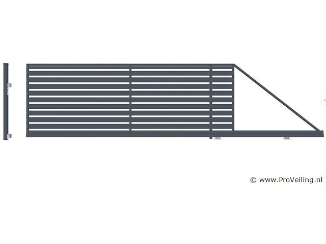 Polargo's schuifpoort 6mtr (b) model saffier - afbeelding 2 van  2