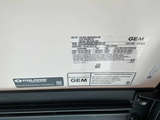 Polaris - gem e4 - diverse intern transport - 2018 - afbeelding 7 van  15