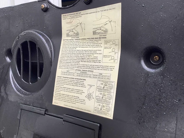 Polaris edge 550 fan cooled sneeuwscooter - afbeelding 5 van  15
