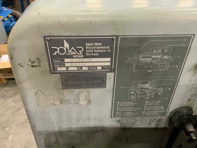 Polarmhor 76 sdp papiersnijmachine - afbeelding 7 van  8
