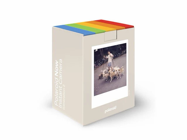Polaroid now gen 2 instant film camera vintage wit - afbeelding 4 van  6