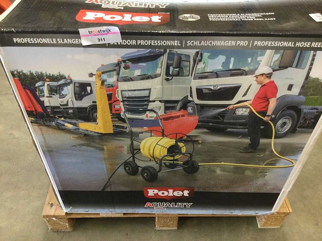 Polet - 734130 - professionele slangenwagen. exclusief slang. - afbeelding 2 van  4