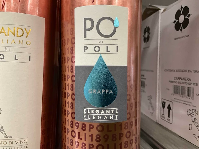 Poli grappa en brandy in geschenkverpakking (10x) - afbeelding 2 van  4