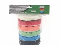 Polijstset 6 dlg ø125mm - afbeelding 1 van  2