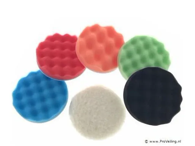 Polijstset 6 dlg ø125mm - afbeelding 2 van  2